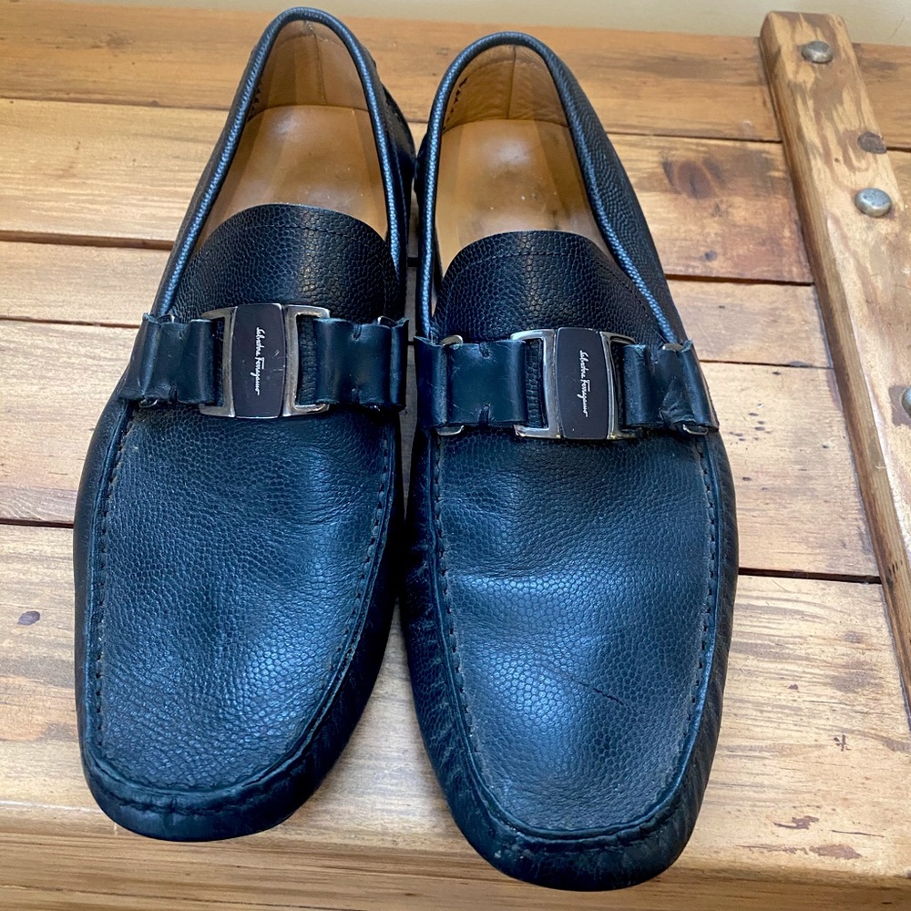 Salvatore Ferragamo Loafers DRIVER WITH GANCINI ORNAMENT
